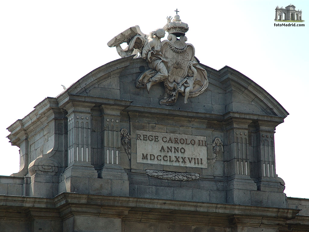 Detalle de la Puerta de Alcal