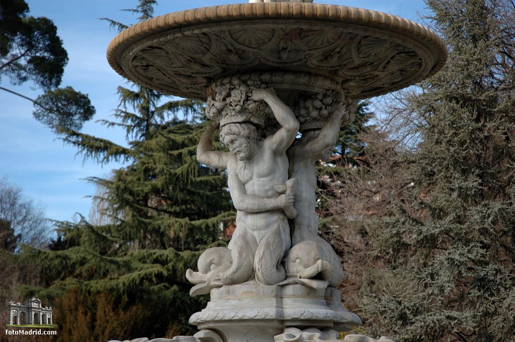 Detalle de la Fuente de las Conchas