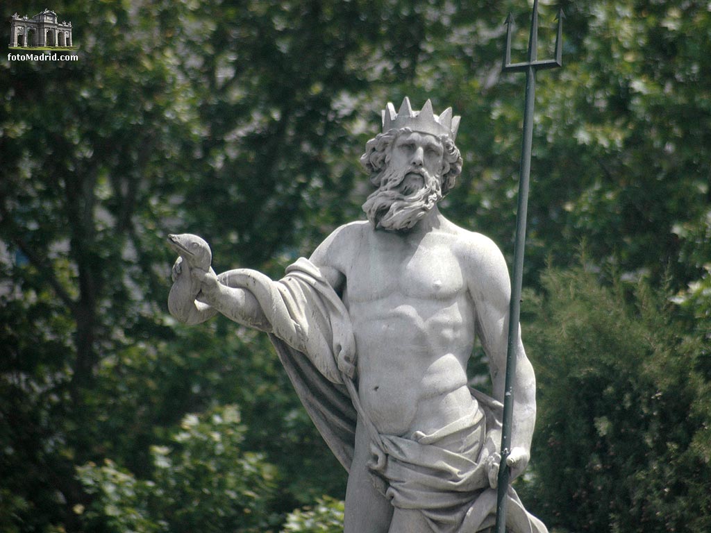 Fuente de Neptuno (detalle)