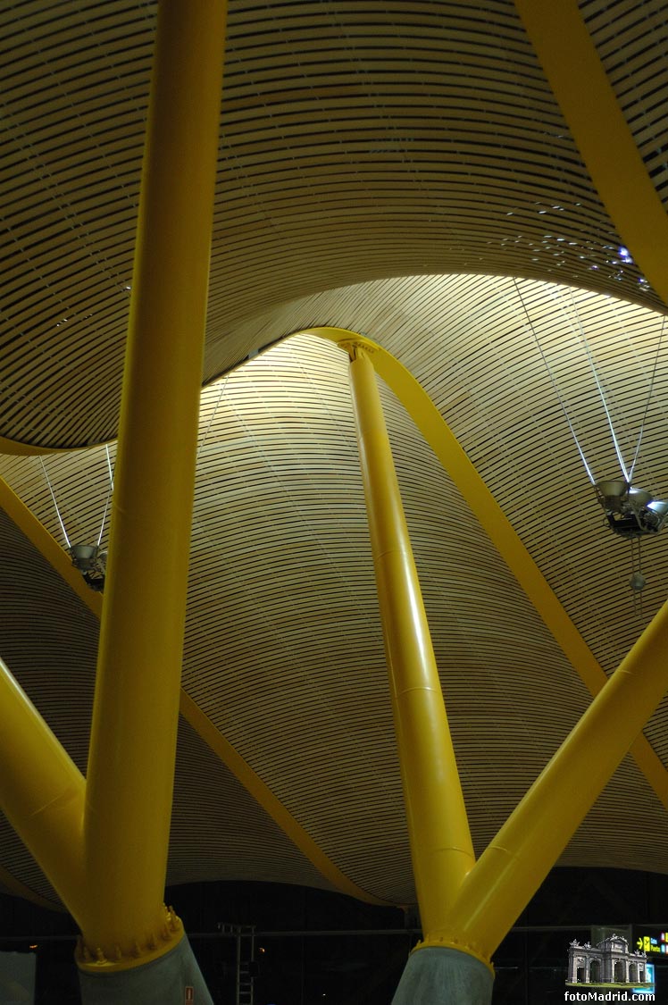 Detalle de la T4. Aeropuerto de Barajas