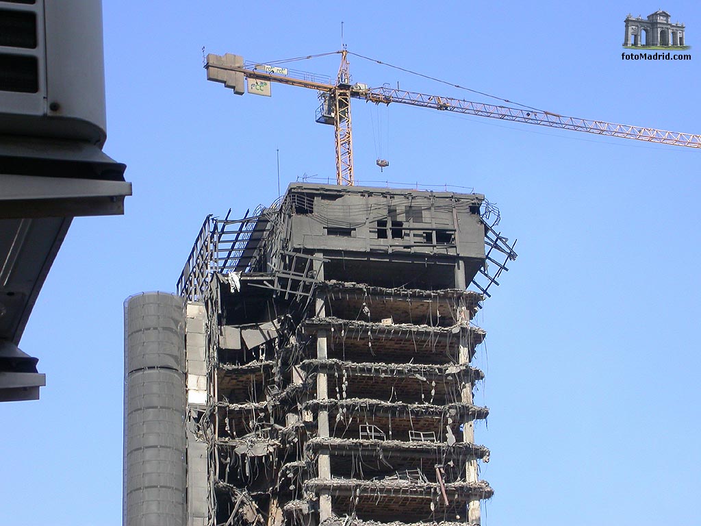 Edificio Windsor tras el incendio