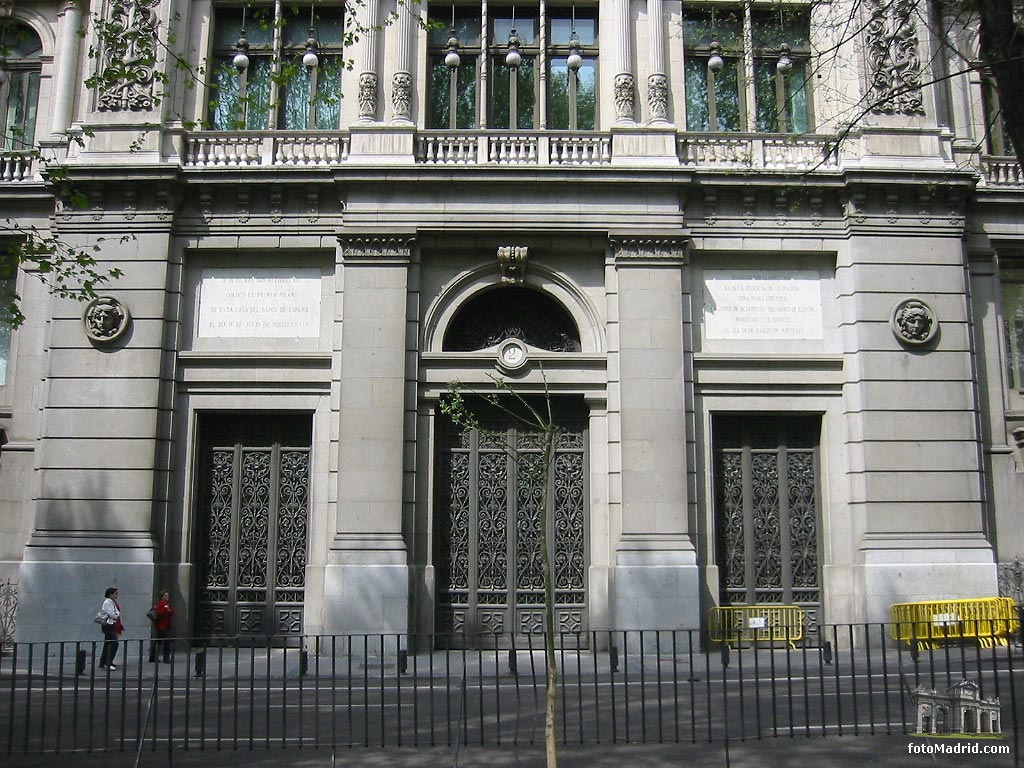 Banco de Espa�a - Fachada Paseo Recoletos