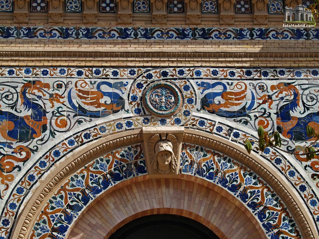 Detalle del Palacio de Velzquez