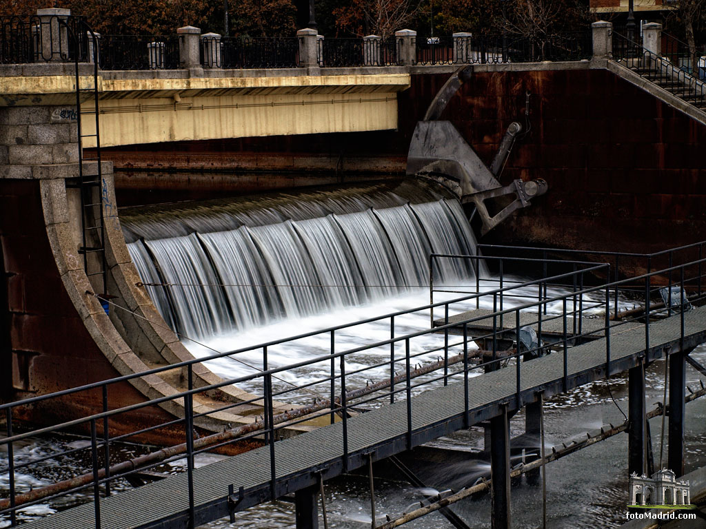 Represa en el ro Manzanares