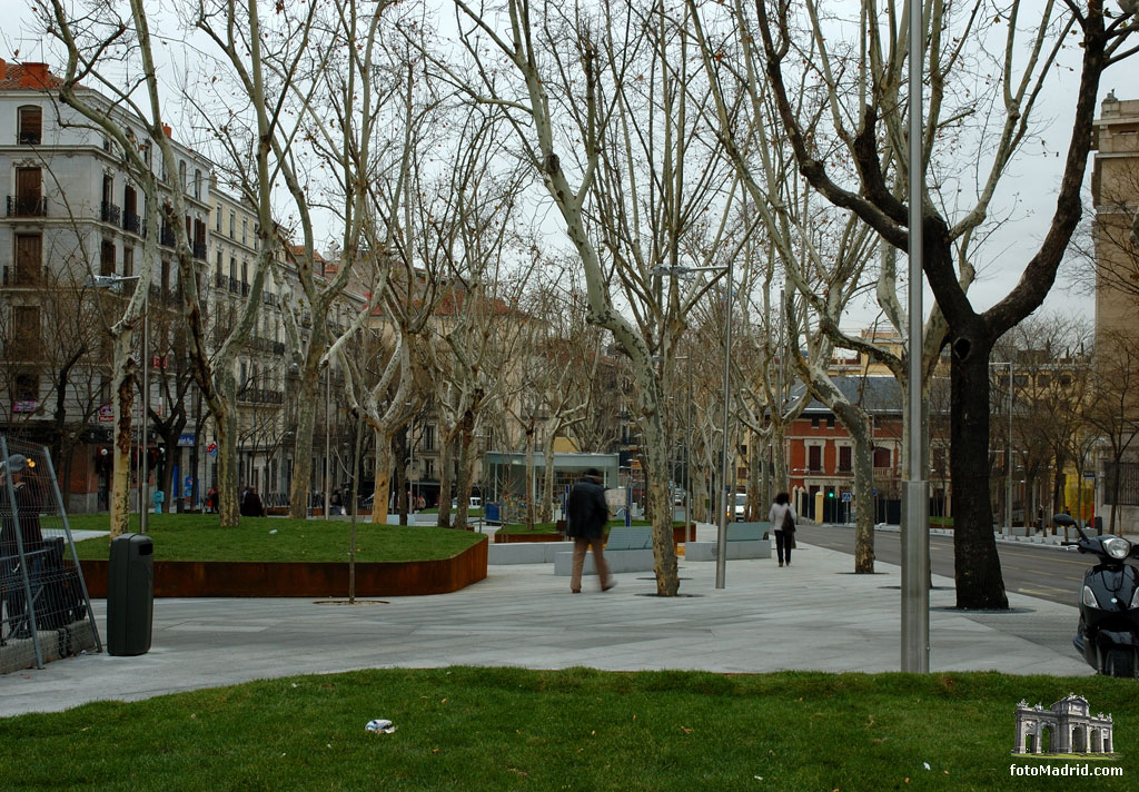 La Plaza de Santa Brbara tras las reformas