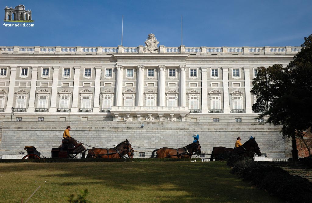 Palacio Real desde los Jardines del Campo del Moro